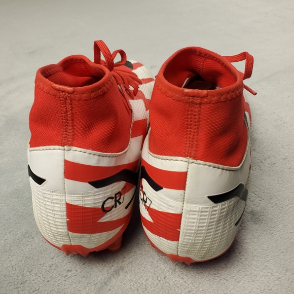 Nike Mercurial Superfly 8 CR7 Academe Soccer Boots Cleats Size 9 Red Lightening - Picture 10 of 16